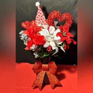 Valentine flower arrangement